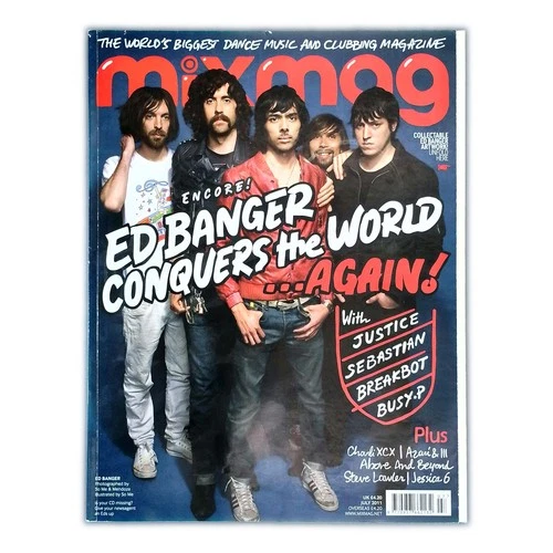 Mixmag Magazine (July 2011) Ed Banger Justice Sebastian Breakbot Busy P (No CD)
