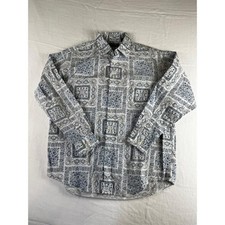 Mens Yorke  Roundtree Xl Floral Geometric Excellent Condition r2/22