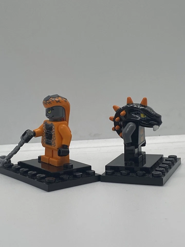 LEGO NINJAGO SNIKE minifigura 9448 serpiente naranja y Bytar 9556 9448 minifigura Foto 4 de 4