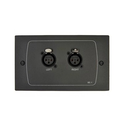 Cloud BE-1B Dual symmetrische Eingangsplatte - schwarz