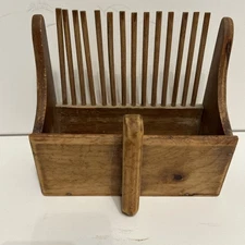 Antique Wooden Cranberry Scoop