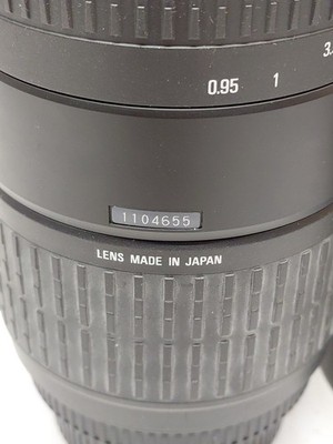 Sigma 70-300mm 1:4-5.6D DL Macro Super Camera Lens | eBay