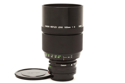 Near Mint Canon 500mm f8 Reflex FD Lens #48566