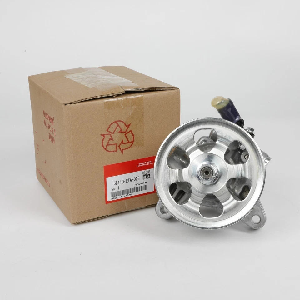 NEW Power Steering Pump w/ Pulley For 2002-2011 Acura Honda CR-V 2.4L - Image 3 of 4