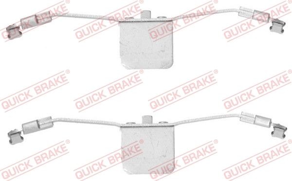 ZubehÖRsatz Scheibenbremsbelag Vorne Quick Brake 109 1641 FÜR Volvo-image