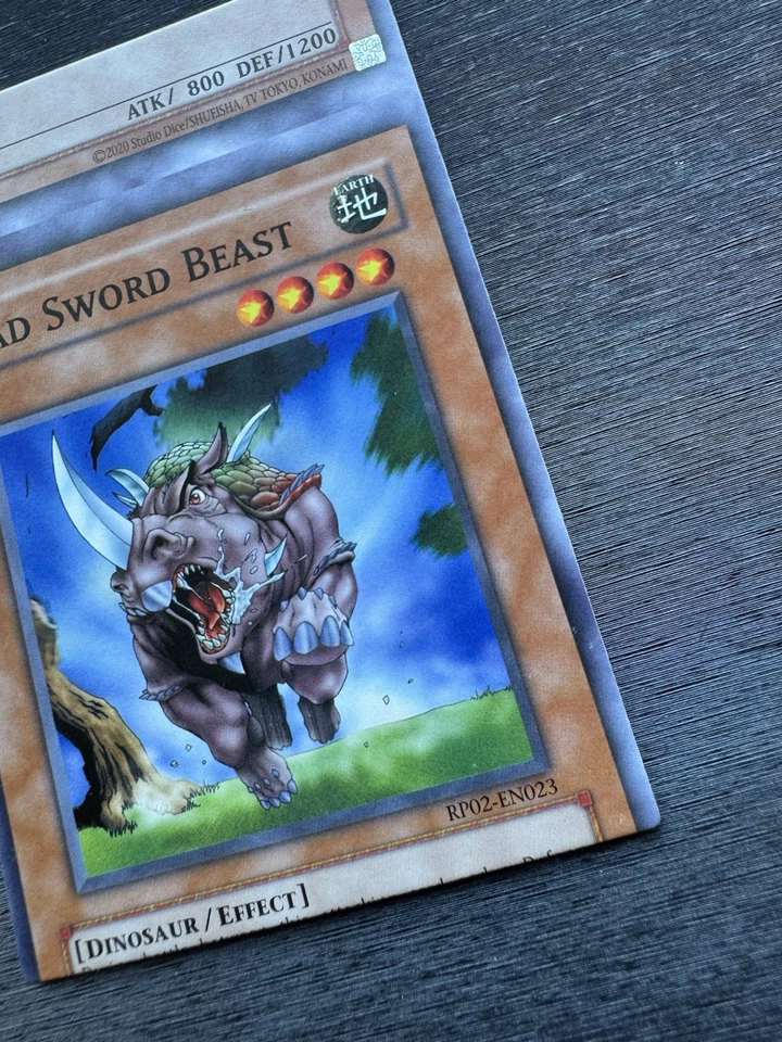 YuGiOh! Mad Sword Beast RP02-EN023 - Error Misprint Miscut Pack Fresh Mint - Image 4 of 4
