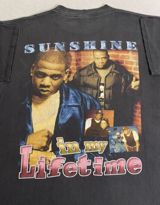 Vintage 90s JAY-Z Sunshine In My Lifetime RARE Rap Tee Size XL Hip