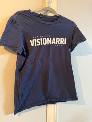 ARRI Anvil Lightweight Blue VISIONARRI Team 100% Cotton T-Shirt Small