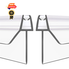 GEZMR 2-Pack Frameless Shower Standard - 1/4 inch 6mm - 23mm Gap, Clear