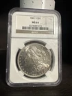 1881 S Morgan Silver Dollar NGC MS64 Edge Toning!!