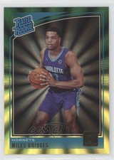 2018 Panini Donruss Rated Rookies Holo Green & Yellow Laser Miles Bridges 0tw4