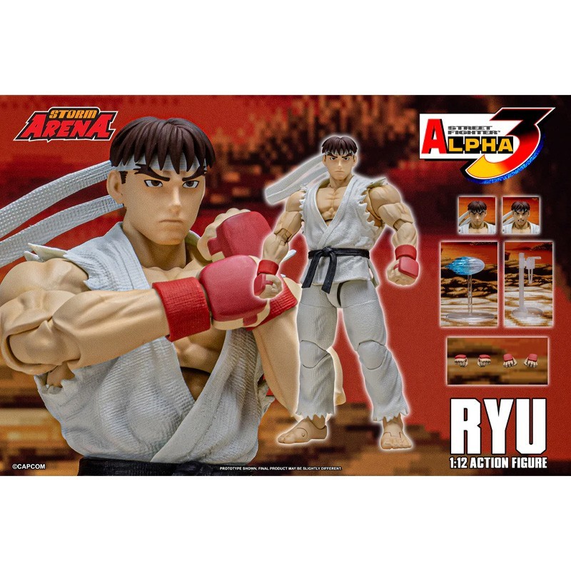 Original Storm Toys RYU STREET FIGHTER ALPHA 3 STORM ARENA 1