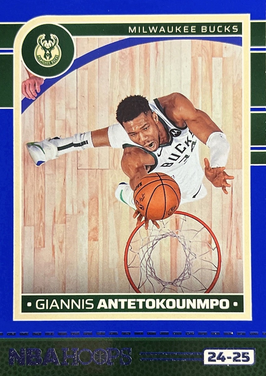 Giannis バックス ヤニス NBA カード 25シリ マグホ付 2024-25 Panini NBA Hoops Giannis Antetokounmpo Milwaukee