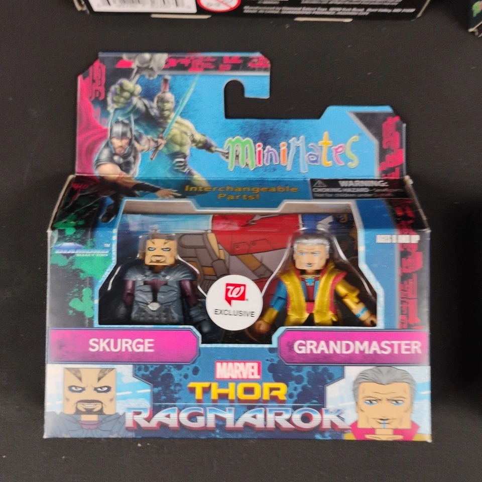 Minimates Thor Ragnorak Marvel Walgreens & TRU Exclusivo set completo 10 figuras Foto 2 de 4