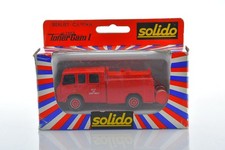 Solido Berliet Camiva 4x4 Tanker Truck With Scale Fire Engine 1978 1:55 2107
