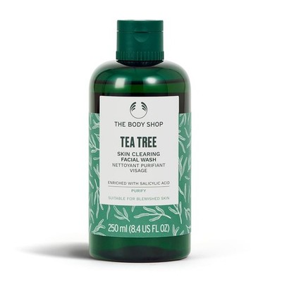 The Body Shop Tea Tree Skin Clearing Facial Wash 250ml Deep Cleanse fr Oily Skin