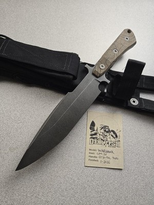DERVISH KNIVES MIDTECH Warhawk Fighter 3V TOPO - MADE IN USA! 