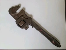 Vintage Drop Forged 10” Wrench unknown manufacturer "drop forged Steel" stamped