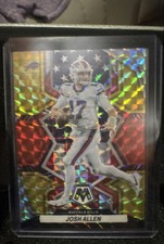 2022 Panini Mosaic - National Pride Josh Allen #253 Choice Fusion Red &...