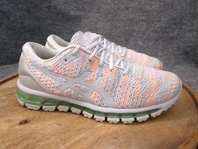 Asics Gel Quantum 360 Knit 2 Womens Size 8 T890N Orange Running Shoes Sneakers