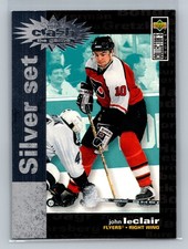1995-96 Collector's Choice #C23 John LeClair Crash SILVER Philadelphia Flyers
