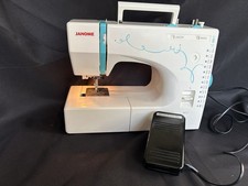 Janome 3822 Electric Sewing Machine, VG Condition. Foot Pedal & Cover