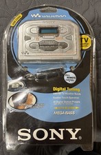 Vintage Sealed Sony Walkman WM-FX494 Silver Stereo Cassette Player New Old Stk