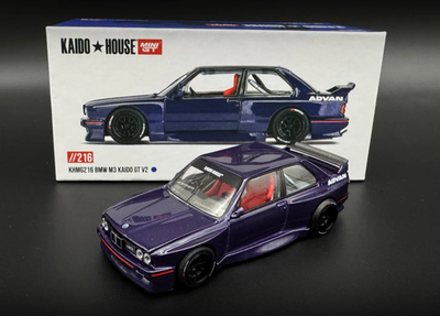 Kaido House x Mini GT 1:64 BMW M3 Kaido GT V2 Purple Diecast Model