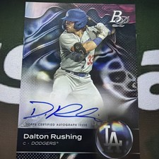 2023 Bowman Platinum Top Prospects Auto Dalton Rushing #TOP-32