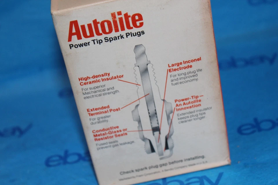 Caja de 10 bujías Autolite BTF6-B S581T NOS Foto 3 de 3