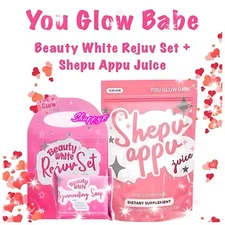 You Glow Babe Beauty White Rejuv Set + SHAPE UP SHEPU APPU Juice