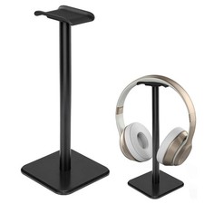 Aluminum Gaming Headphone Stand Universal Headset Holder Black Desktop Base