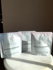 3 NEW Bathorium Crush Mineral Salt Bath Soak - Vanilla & Eucalyptus & Superbloom