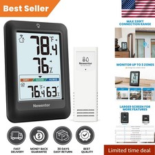 High Accuracy Wireless Thermometer for Displaying Indoor & Outdoor Conditions
