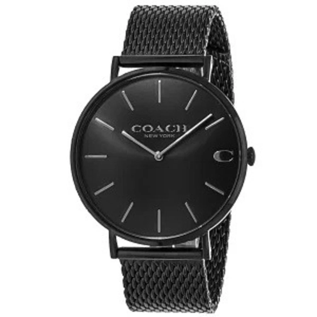 Orologio Coach Uomo Bracciale Maglia Nero 14602148