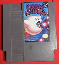 Kirby's Adventure NES Nintendo - NEW Save Battery + Holder Mod - Cleaned Tested