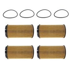 For Bentley Continental GT Coupe GTC Flying Spur W12 OIL FILTER Pack of 4