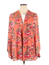 Nwt Fever Women Orange Blazer Xl