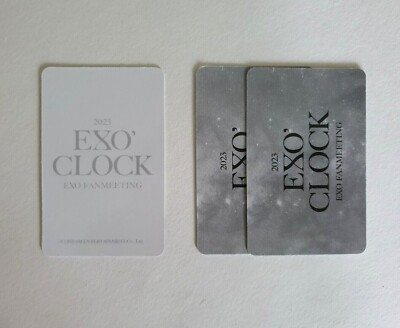 2023 EXO Fanmeeting Fortune Scratch card from [ EXO' Clock 2023 EXO Fanmeeting Fortune Scratch card from [ EXO' Clock