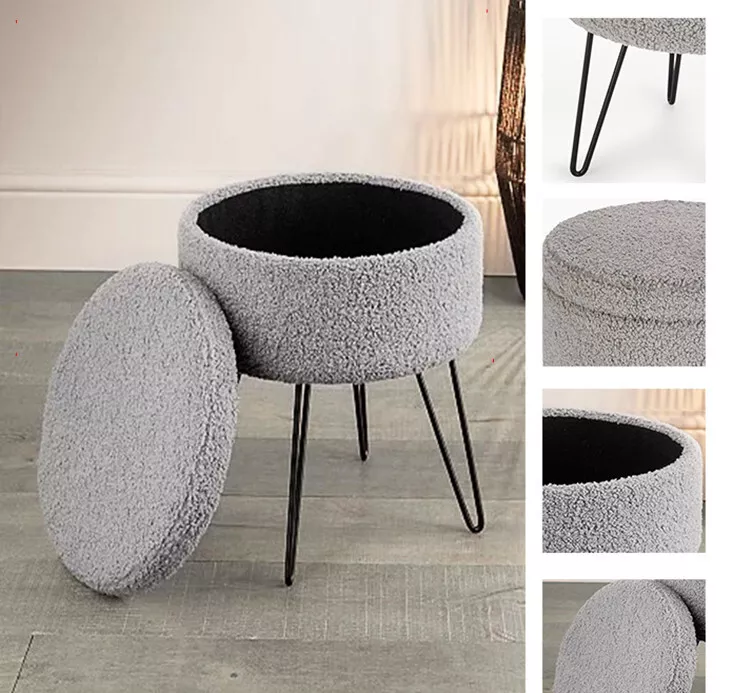 Makeup vanity stool with storage deals