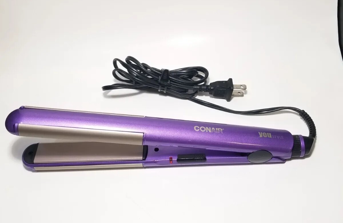 Purple Hair Straightener Amazon.com : CONAIR CERAMIC 1-1/2 IN. HAIR STRAIGHTENER  main image 3