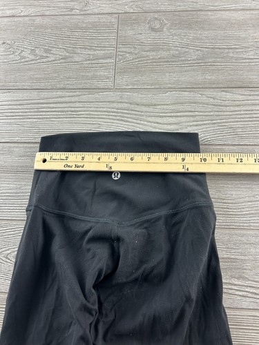 Lululemon Black Leggings High Waist Stretch Athletic Wear Dance Yoga - Picture 6 of 7