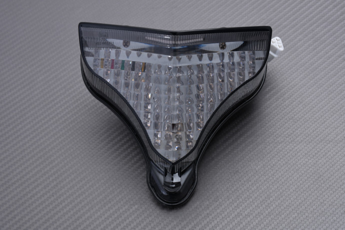 Feu arrière LED fumé pour YAMAHA YZF R1 2012-2014 avec clignotants intégrés