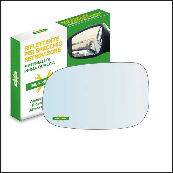 Biba-Ricambi Spiegelglas Chrom FüR Volvo C30 2006-2009 Links Vorne (533)-image