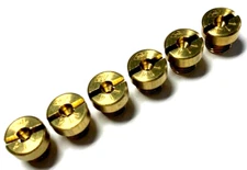 KART 6 X ROTAX MAX MAIN JETS 129 - 124 For Rotax Max EVO Senior - Tony Kart -