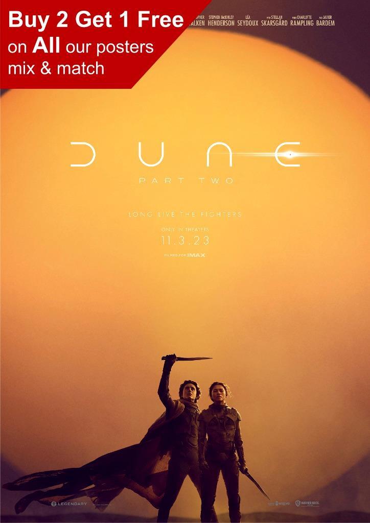 Dune Part Two 2023 Teaser Poster A5 A4 A3 A2 A1 | eBay