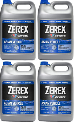 4PK ZEREX Coolant / Antifreeze FOR Honda Acura Civic Accord Prelude Odyssey CR-V
