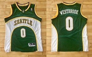 westbrook seattle supersonics jersey
