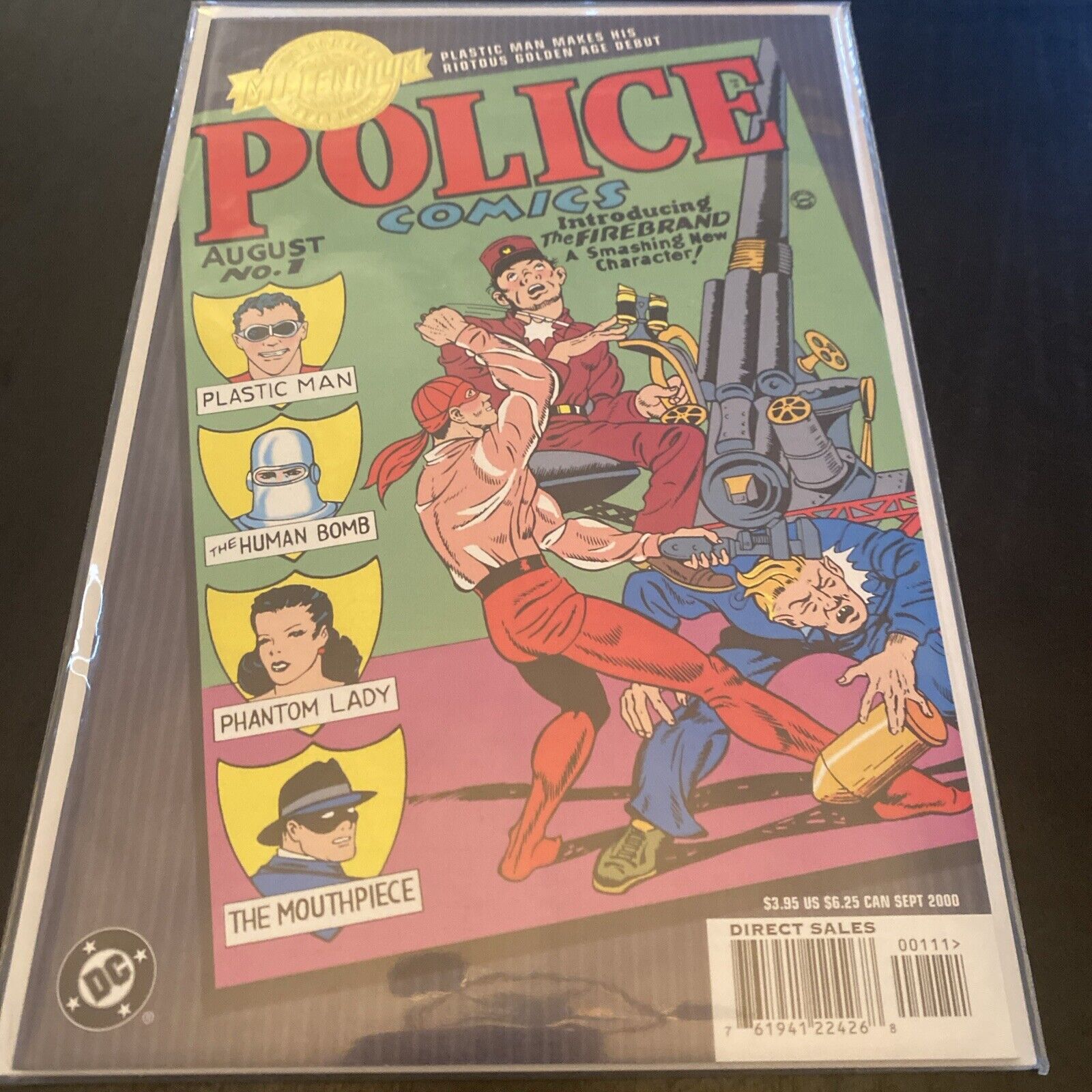 Millennium Edition Police Comics #1 Sept 2000 DC Comics.
