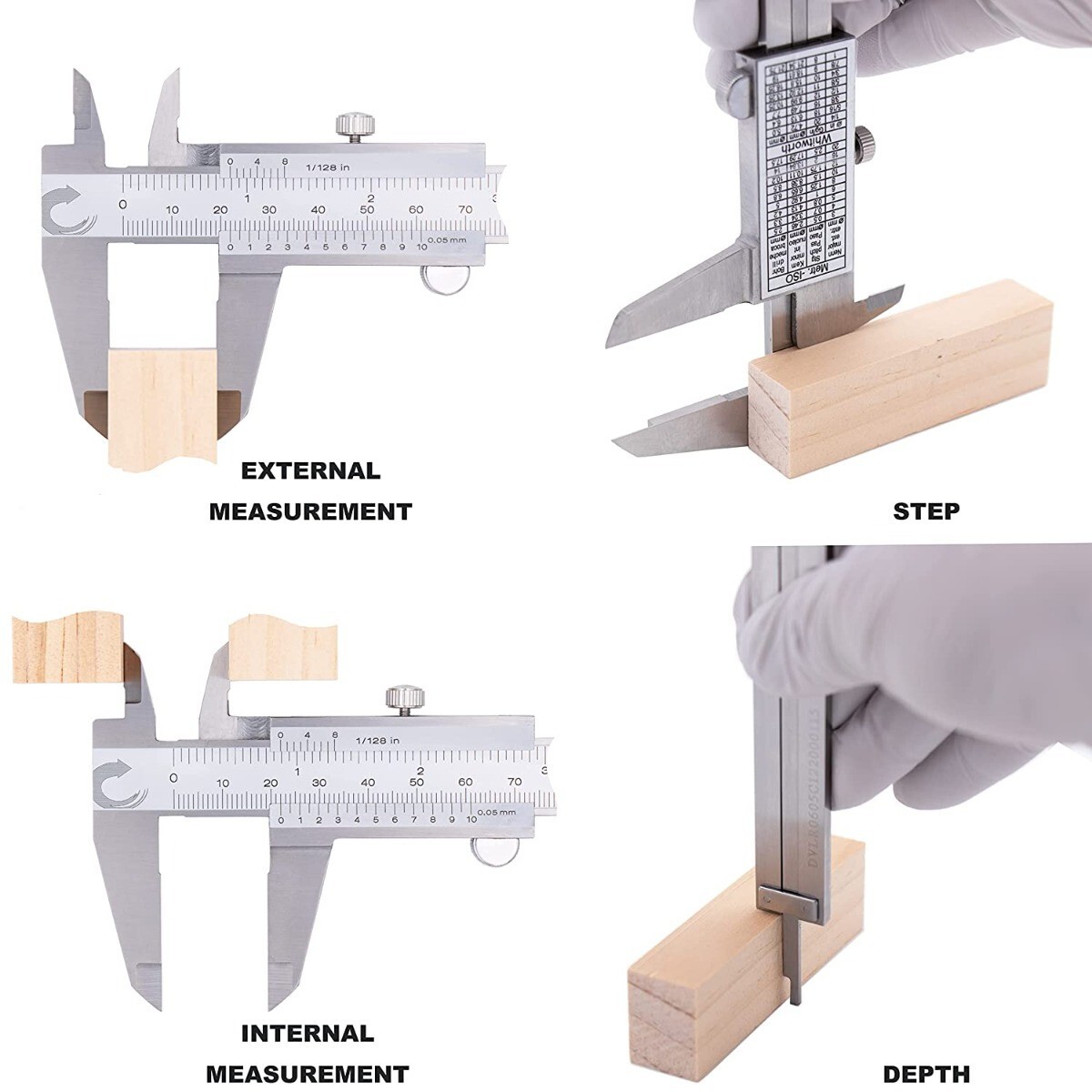 Professional Quality Stainless Steel Vernier Caliper NonDigital